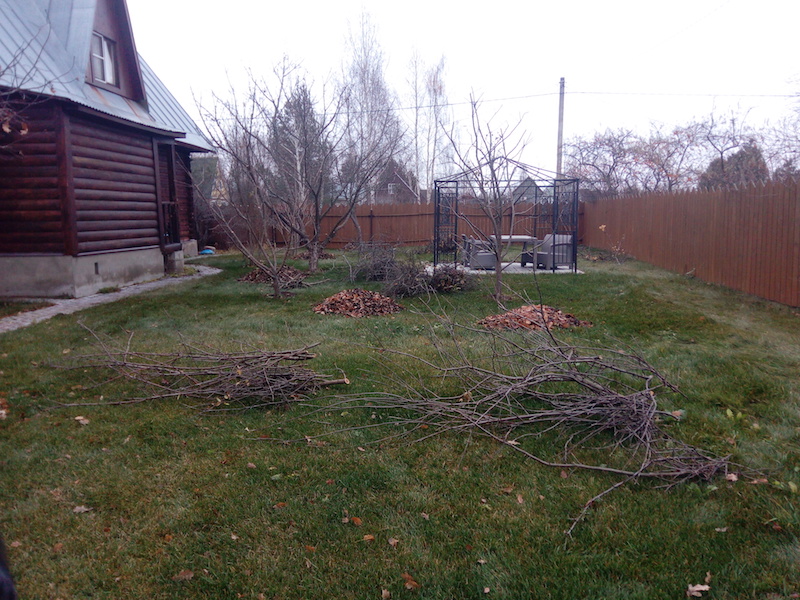 Обслуживание территории